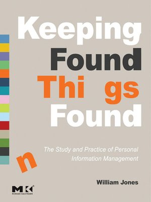 cover image of Keeping Found Things Found